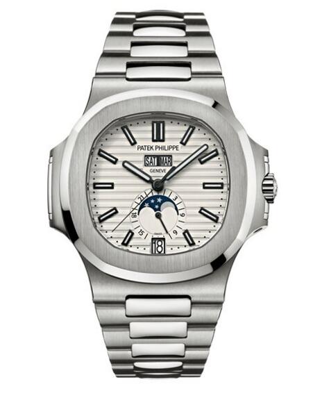 Cheap Patek Philippe Nautilus White Dial Stainless Steel Watch 5726/1A-010